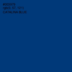 #003979 - Catalina Blue Color Image